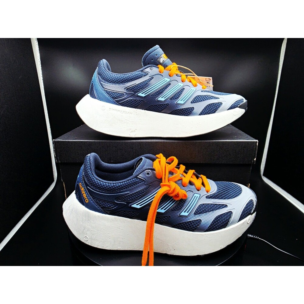 adidas Adizero Aruku J Unisex Kids Mesh Low Top Blue/Orange US 4 Youth/5.5 Women